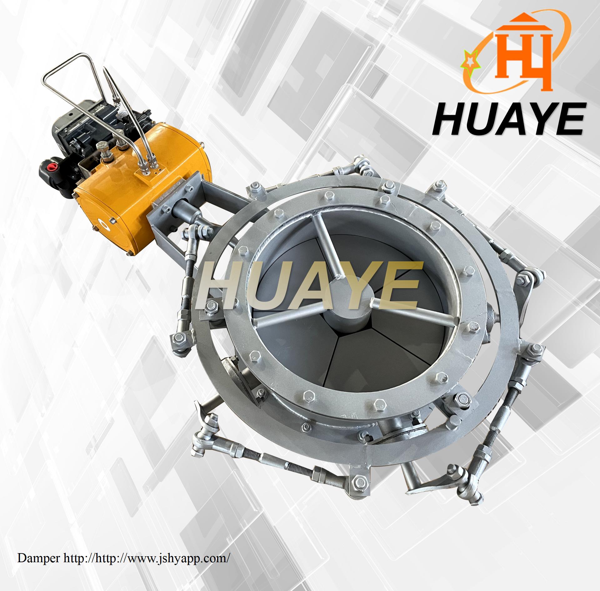 气动调节扇形阀